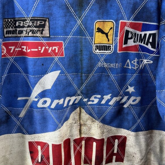 Puma x A$AP Rocky Men's Quilt Sweatshirt Clyde Royal Size Large 631125-01 - Picture 2 of 9